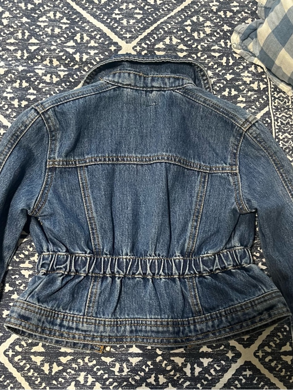 🎇 100% Cotton GB Girls Denim Blue Jean Jacket for Toddlers Size 3T 🧨🎆 - Picture 4 of 8